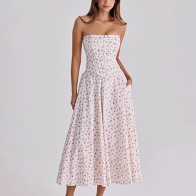Gina Floral Off The Shoulder Dress