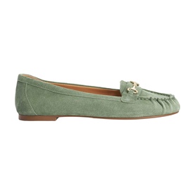 Guno Ruched Toe Suede Loafers