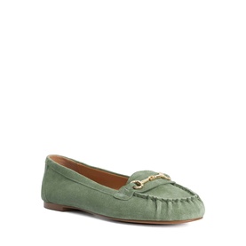 Guno Ruched Toe Suede Loafers