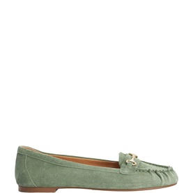 Guno Ruched Toe Suede Loafers