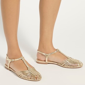Harmoni Braided T-Bar Flats