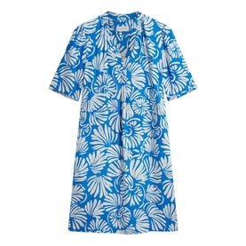 Lucille Abstract Mini Flared Dress