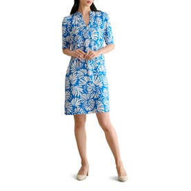 Lucille Abstract Mini Flared Dress