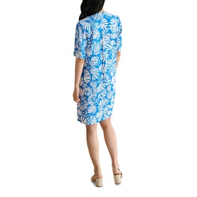 Lucille Abstract Mini Flared Dress
