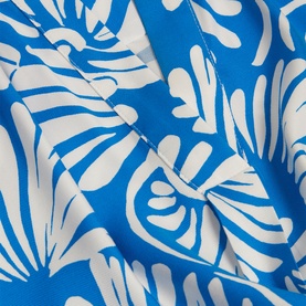 Lucille Abstract Mini Flared Dress