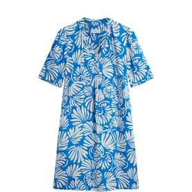 Lucille Abstract Mini Flared Dress