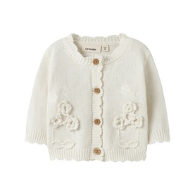 Dola Scallop Trim Knitted Cardigan