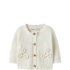 Dola Scallop Trim Knitted Cardigan