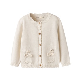 Dola Scallop Trim Knitted Cardigan