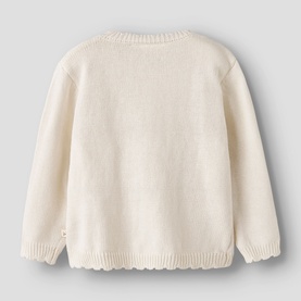 Dola Scallop Trim Knitted Cardigan