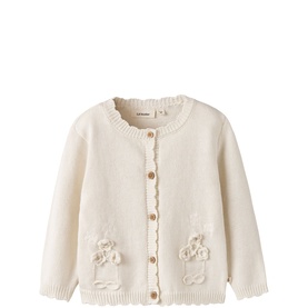 Dola Scallop Trim Knitted Cardigan
