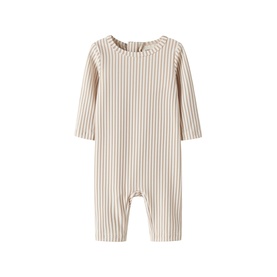 Striped One-Piece Swimsuit