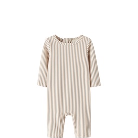 Striped One-Piece Swimsuit
