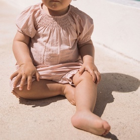 Broderie Anglaise Smocked Blouse