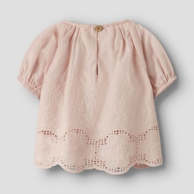 Broderie Anglaise Smocked Blouse