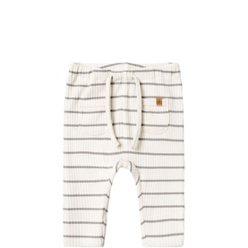 Kail Striped Ribbed Trousers