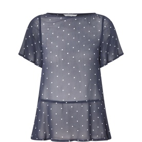Dusine Polka Dot Blouse