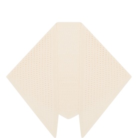 Damine Openwork Knitted Scarf