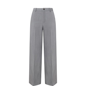 Ninnesa Pinstripe Wide Leg Trousers