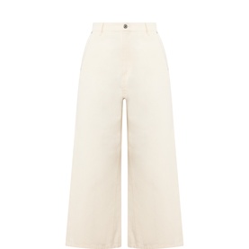Safin Cropped Wide Leg Trousers