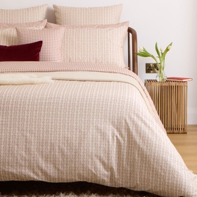 Poppy Printed Reversible Duvet Set Red