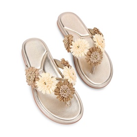 Sorrento Floral Flat Sandals