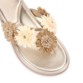 Sorrento Floral Flat Sandals