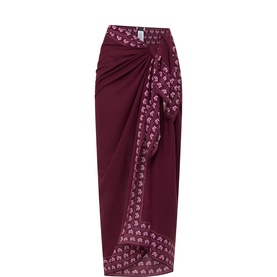 Batik Bloom Woodblock Sarong