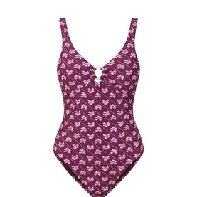 Batik Bloom One-Piece Swimsuit