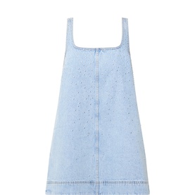 Lucina Studded Denim Mini Dress