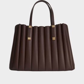 Dolly Pleated Tote Bag