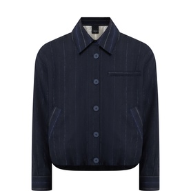 Clinch Pinstripe Cropped Jacket
