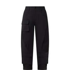 All In Cropped Cargo Trousers