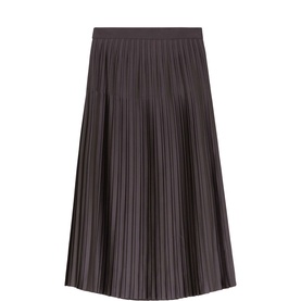 Savannah Satin Pleated Skirt