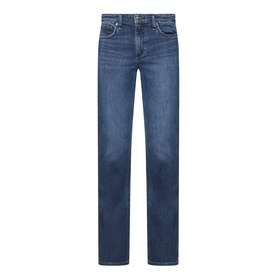 Rag & Bone Bootcut Jeans in lulu blue denim, five-pocket styling with contrast stitching, straight leg silhouette