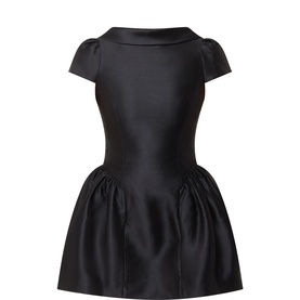 Taffeta Sculpted Mini Dress