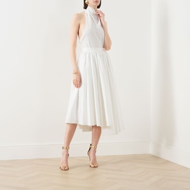 Asymmetric Flared Skirt