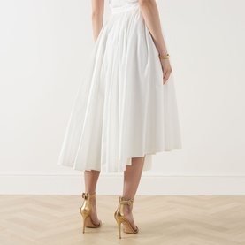Asymmetric Flared Skirt