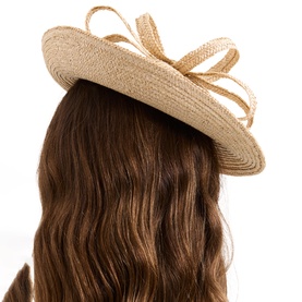 Woven Bow Disc Fascinator
