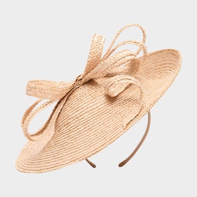 Woven Bow Disc Fascinator