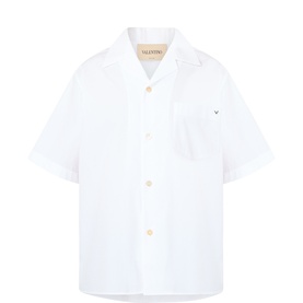 V-Logo Solid Shirt