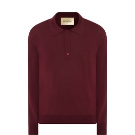 Logo Knitted Polo Sweater