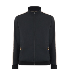 Stripe V-Logo Sweatshirt