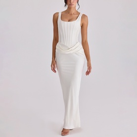 Kira Gathered Hourglass Dress