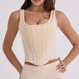 Mimi Embroidered Corset Top