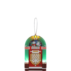 Rock-O-Rama Jukebox Musical Christmas Decoration 50cm