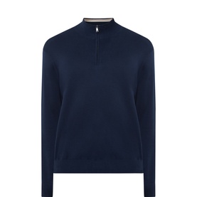 Logo Half-Zip Sweater