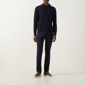 Knitted Polo Sweater