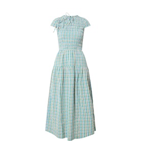 Ebba Smocked Picnic Check Dress