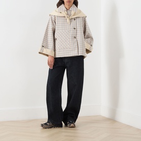 Jerry Reversible Cropped Trench Jacket